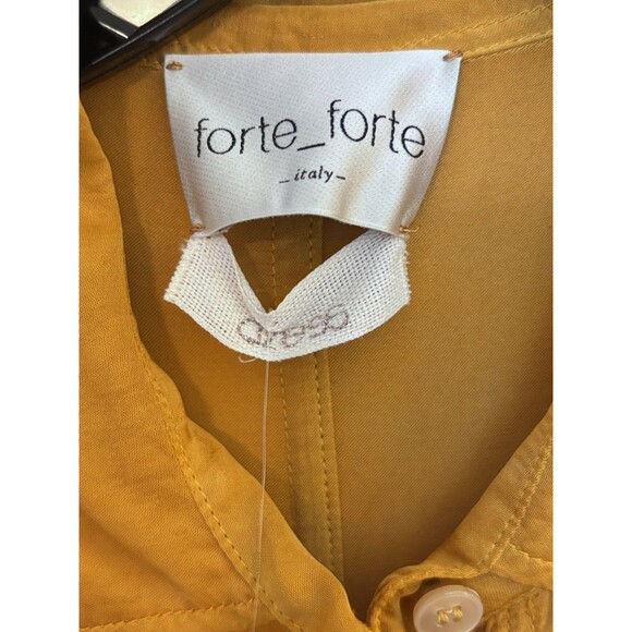 Forte Forte Ombré Marigold Midi Dress Size  US 4 Made In Italy - Picture 2 of 7